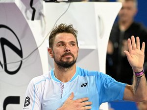 Stan Wawrinka a fait des adieux émouvants ce jeudi au public de la Sud de France Arena.